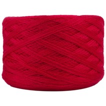 마마니트 램스울 실, 696 진빨강(실크)