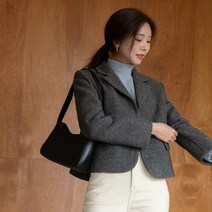 슬린 2온스누빔 헤링본 울자켓