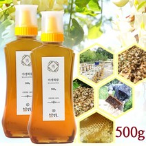 백운산 야생화 꿀 자연숙성꿀 토종꿀 천연꿀 생꿀 벌꿀 국내산 100% 노고단향 꿀 추천 500g, 1병