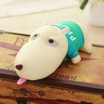 아이디오 강아지 대나무 숯 입자 제습 인형 공기 청정 차량용 멍멍이 습기 모형 공기정화 다용도 탈취인형 리얼펫 차량 선물 다기능 건강, 연녹색
