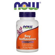 나우푸드 소이 대두 추출 이소플라본 베지 캡슐 120 정 Soy Isoflavones, 1개