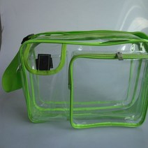 크린룸 제전 PVC 가방 14인치 더블 메인, 과일 그린