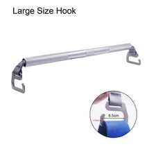 홈트 기구 멀티 짐 다채로운 저항 밴드 운동 금속 바 휴대용 헤비 듀티 대형 후크 운동, [01] large size bar