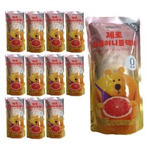 딜라페 제로 자몽허니블랙티 벤티 500ml x 12개 델라페 아이스티 Delaffe Grapefruit Pouch Drink, 1개