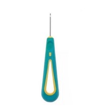 Crochet Hook Canvas 가죽 재봉틀 수리 공구 벽면 스티칭 테이퍼크래프트 니들 키트 재봉 용품 세트 안전 원뿔, 없음