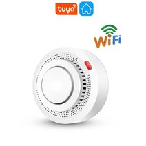 화재 경보기 연기 감지기 수신기 Tuya 와이파이 알람 스마트 홈 흡연 센서 라이프 주거 보안 보호 시스템 소방관, 1PCS