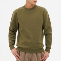 탑텐 22 FW 공용 플리스 기모 베이직 맨투맨 티셔츠 GN