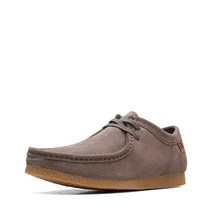 Clarks 남성용 샤크레 리 런 모카신 토프 스웨드 9.5