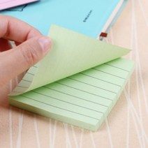 서후네 [1+1] 글씨쓰기 딱 좋은 줄노트 메모지 뜯어쓰는 유선 떡메모지, 2개