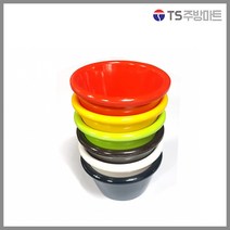 대명멜라민 미색 - 멜라민 잼볼 원형 (국내생산 멜라민 흰그릇 하얀그릇 업소용그릇), DM-6, 연두