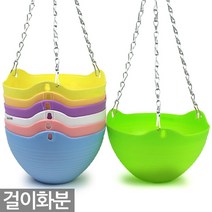 파스텔 행잉 걸이 화분 - 걸이화분 행잉화분 다육이 식물 공중걸이 공중화분 벽걸이 걸이분, 05_Sein_파스텔걸이화분(퍼플)