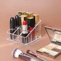 화장품 립스틱 수납정리 9칸 아크릴 오거나이저 LIPS, 단품