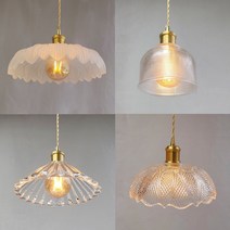 빈티지 팬던트 조명 글라스 유리 인테리어 식탁등 1등 골드 식탁조명, 3.로투스