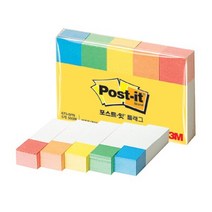 [3M] 포스트잇 견출지 670-5PN 5색100매1550mm