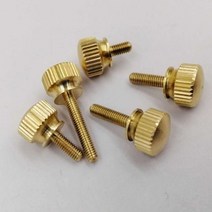 10pcs m3 m4 m5 m6 m8 손 조임 황동 널링 나사 구리 트위스트 널링 볼트 컴퓨터 섀시 볼트 엄지 나사, 16mm