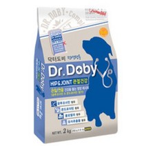 인터펫코리아 닥터도비 전연령 힙앤조인트 관절건강 건식사료, 2kg, 2개