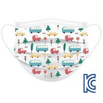 친환경 영유아 패션 일회용마스크 국내산 KC인증 멜트브라운 3중필터 패션마스크, 5장, 자동차