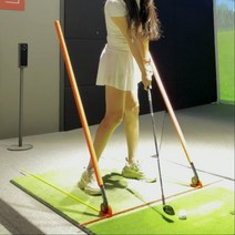 천둥골프 골프 스윙연습기 스윙궤도 플레인 자세교정 플랜스틱