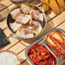 이수근 우리형 보쌈 겉절이 밀키트 캠핑 400g (겉절이 꼬들무 택1), 수육400g+겉절이500g