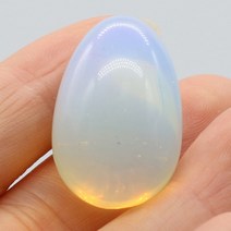 반려돌 에그스톤 애완돌 펫스톤 인테리어 돌 키우기 wholesale 천연 석재 부활절 달걀 모양의 홈 장식 오팔 레이키 치유 크리스탈 장식품 광택 보석 20x30mm 154