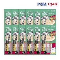 이나바 챠오츄르 기능성 하부요로배려 12팩 참치6 + 닭가슴살6 2종콤보 맛별선택, 하부요로배려 - 참치[SC-105] 12팩