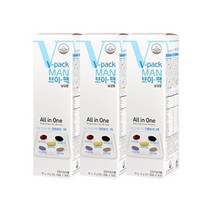 안국약품 [안국약품] 브이팩 V-PACK 남성용 영양제 30포X3박스(3개월)