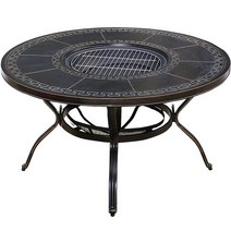 야외 바비큐 숯불 테이블 화로 마당 하향식 로스타, 110CM 겸용 숯불구이 테이블