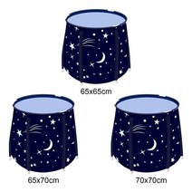 가정용 접이식 욕조 욕실 스파 두꺼운 열 담글 독립형 샤워 스톨, [03] 70cmx70cm, 03 70cmx70cm