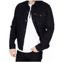 리바이스 Levis® 공용 블랙 트러커 데님 자켓 (72334-0144)