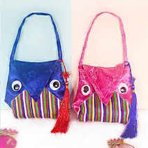 부엉이복주머니만들기(5인세트), 핑크