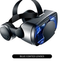 미디어 보드 대형 이어폰 통합 휴대폰 3D 시네마 선물 2020 신제품 VR 안경, Black, Black, 01 Black