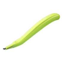 1pcs 휴대용 마그네틱 스테이플 리무버 푸시 스타일 덜 노력 제거 도구 홈 오피스 학교 편지지 A6687, Green