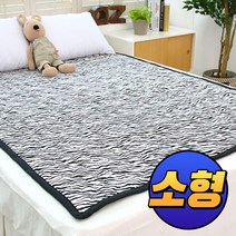 한일의료기 전기이불 빨아쓰는 전기요 캠핑용 전기매트 워셔블 전기장판, 소형, 무자계 극세사지브라