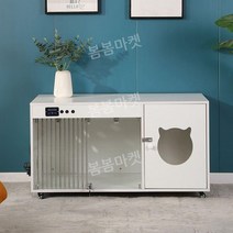 강아지방음부스 개짖는소리 애완동물 케이지 고양이, 길이1.5m폭60높이60흰색