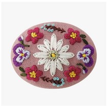 일본 올림푸스 프랑스자수 브로치 에델바이스 패키지, 올림푸스프랑스자수브로치-에델바이스