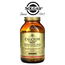 솔가 Solgar 칼슘 굴껍질 비타민D3 콜레칼시페롤 오이스터 Oyster 240정