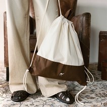 예루살렘샌들 예루살렘 샌들X마리떼 MFG X JS LOGO GYM SACK_IVORY 1MG23SBG903_IVR 113016