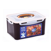직사각형 4.5L 김치쿡 김치통 밀폐용기 보관용기 저장
