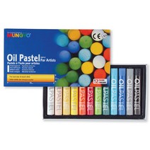 문교 오일파스텔 12색 지합 MOP-12