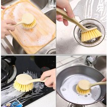 인덕션스크래퍼 세척 에어프라이어 청소 후라이팬 기름때제거 가스 전자 레인지 청소솔 브러쉬, 단일