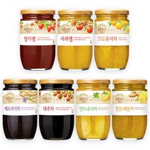 복음자리 과일잼+과실차 (딸기 사과 유자 모과 생강 대추 배도라지), 사과잼480g+배도라지차470g