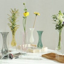 더베프 vase 이케바나화병 오브제 수경재배 루나리아, 그레이