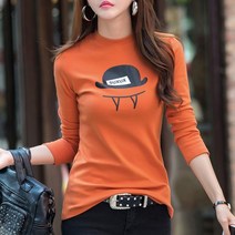 샌딩 두꺼운 반 높은 칼라 화이트 베이스 셔츠 봄과 가을 2022 새로운 솔리드 컬러 내부 긴 소매 티셔츠 탑