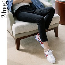 여성용 가을 새 한국어 버전 높은 허리 슬림 레깅스 캐주얼 청바지