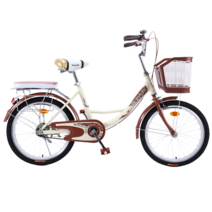 자전거 20인치 미니 폴딩 출퇴근용 접는 휴대용 초보 예쁜 24인치 소형 가벼운 26인치 여성, 26 브라운(플래그십) + 26인치 + 단속