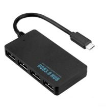 DFMEI 국경 크로스 핫스닝 타입 허브 울트라 층 유형 C USB3.0 확장 허브 다기능 부서, 검은 색