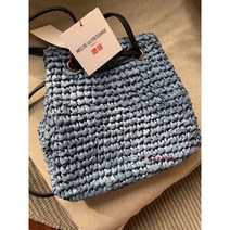 일본 구매 유니클로 INES 봄과 여름 디자이너스 콜라보레이션 작은 밀짚 가방 415887
