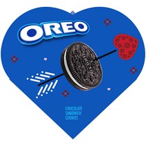 OREO 발렌타인 화이트 데이 초콜릿 샌드위치 쿠키 하트 1박스, 기본