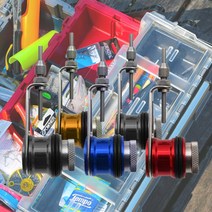 그린피싱 보빈 노터 쇼크리더 결속기 합사라인 매듭기 민물 루어 바다낚시, 블랙