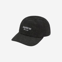 슈프림 왁스드 울 6-패널 캡 블랙 - 22FW Supreme Waxed Wool 6-Panel Black